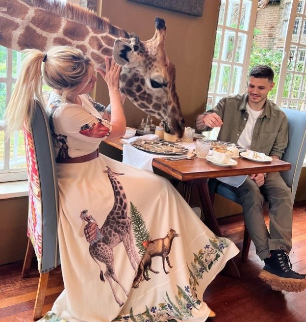 Wanda Nara y Mauro Icardi.