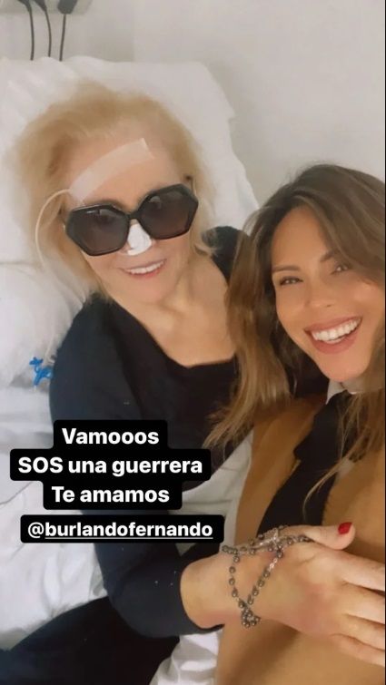 Barby Franco y su suegra.