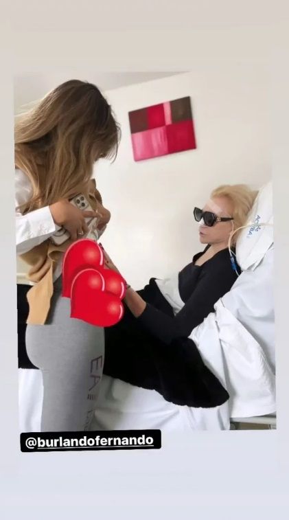 Barby Franco y su suegra.