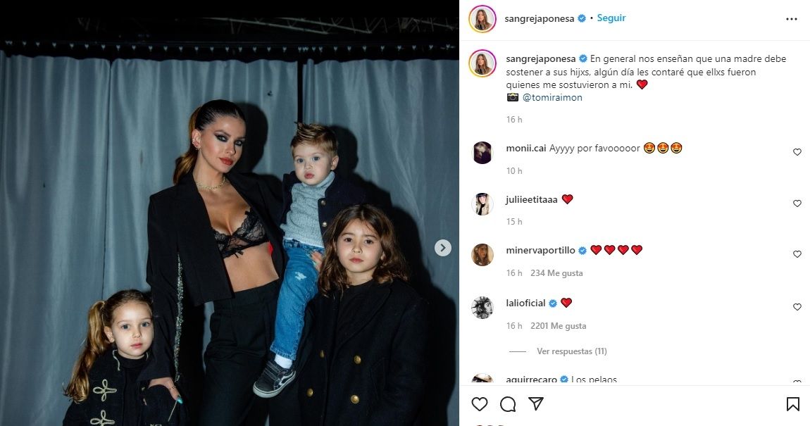 Posteo China Suárez.