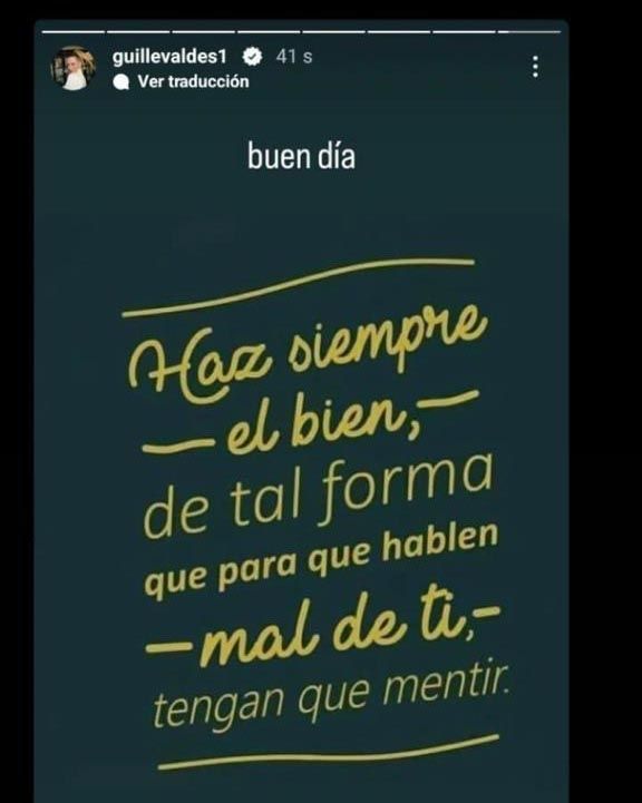 EL MENSAJE DE VALDES EN LAS REDES SOCIALES.