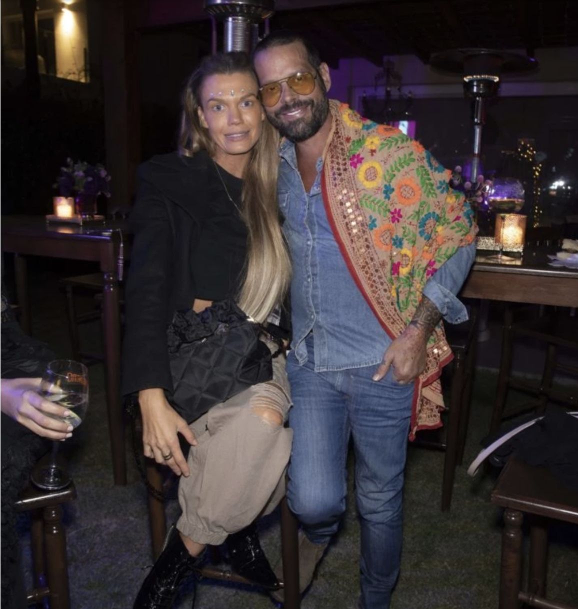 Berger en el cumple de Jelinek