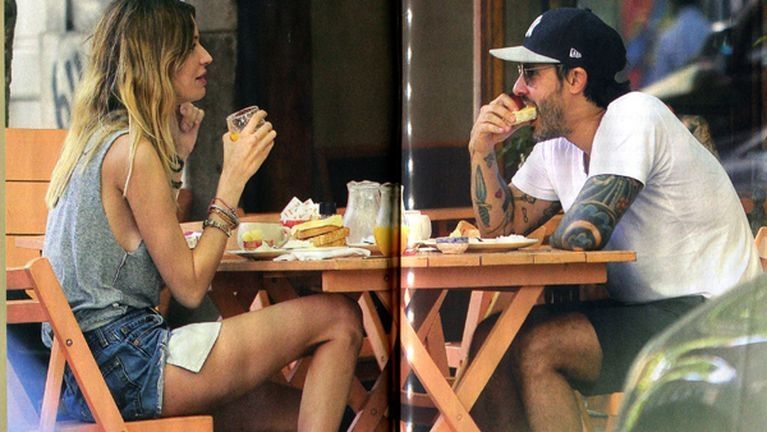 Chloé Bello y Gustavo Cerati.