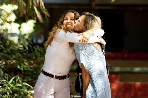 Denise Dumas e Isabella.