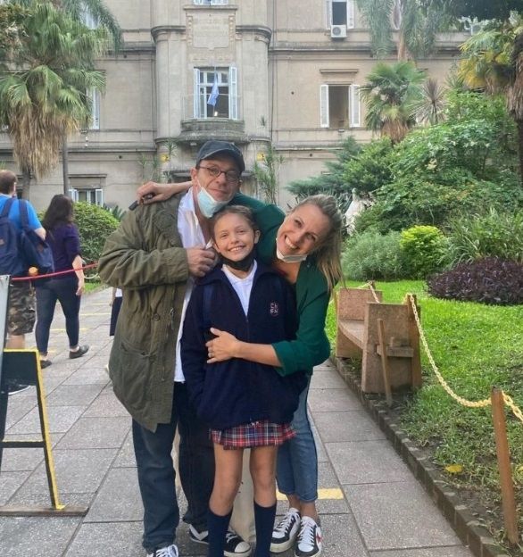 Denise Dumas y Francesca.