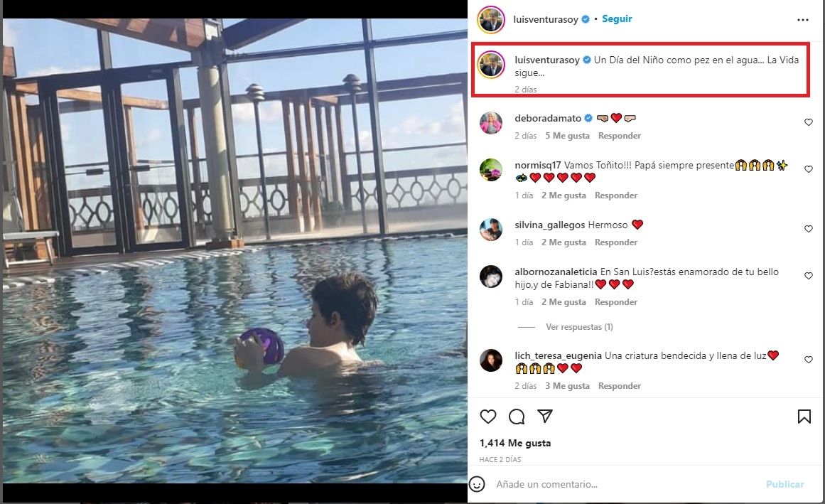 Posteo Luis Ventura.