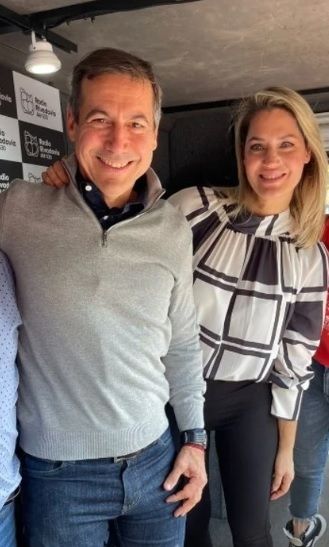 Carolina Losada y Luis Naidenoff.