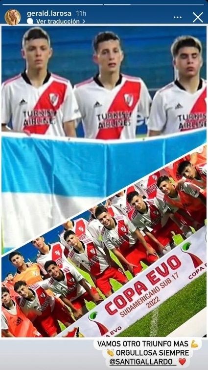 Posteo Geraldine La Rosa.