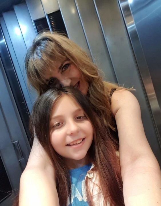 Lola Cordero y su hija Eva.