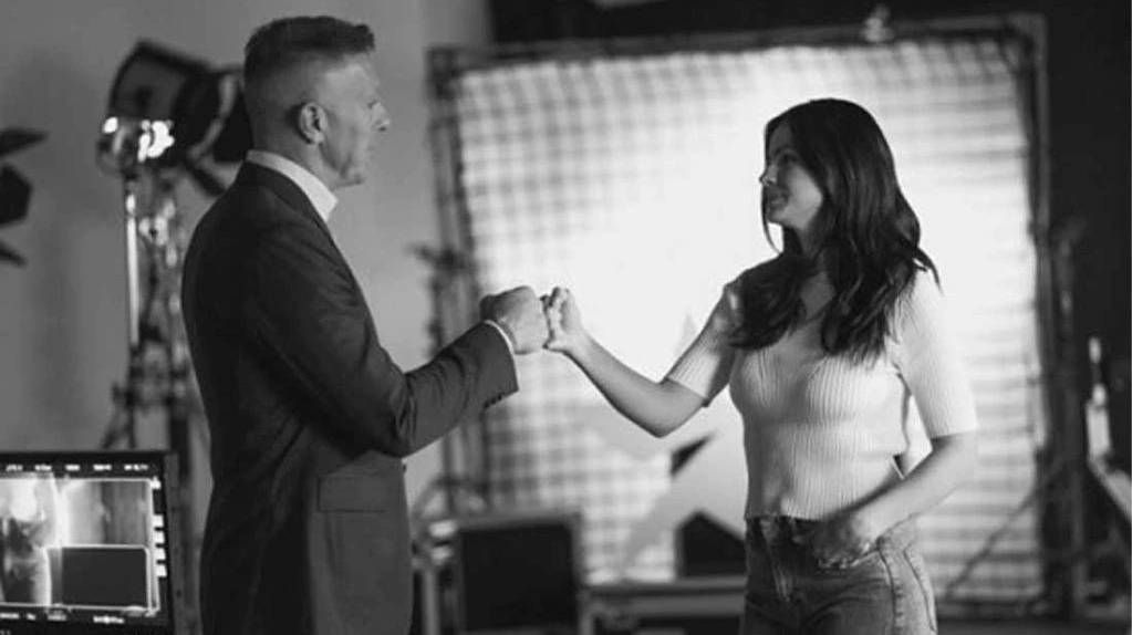 Alejandro Fantino y La China Suárez.