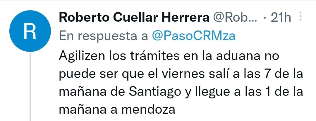 paso cristo redentor chile aduana