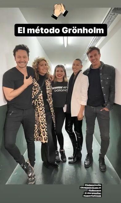 Pampita pasó a visitar a Benjamín Vicuña.