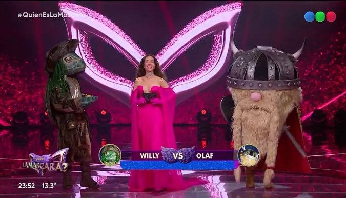 Quién es la máscara lideró su franja horaria.