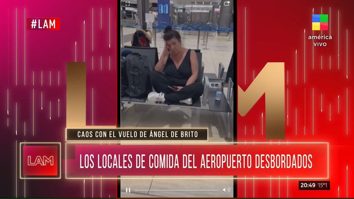 Ángel de Brito varado.