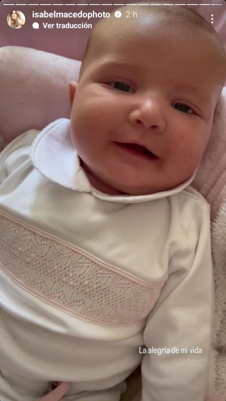 La hija de Isabel Macedo.