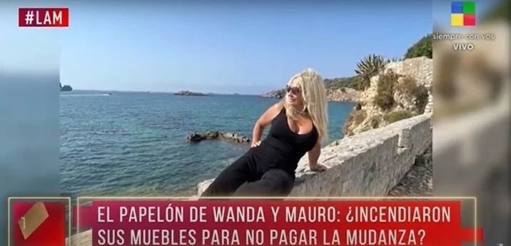 La madre de Wanda Nara en Italia.