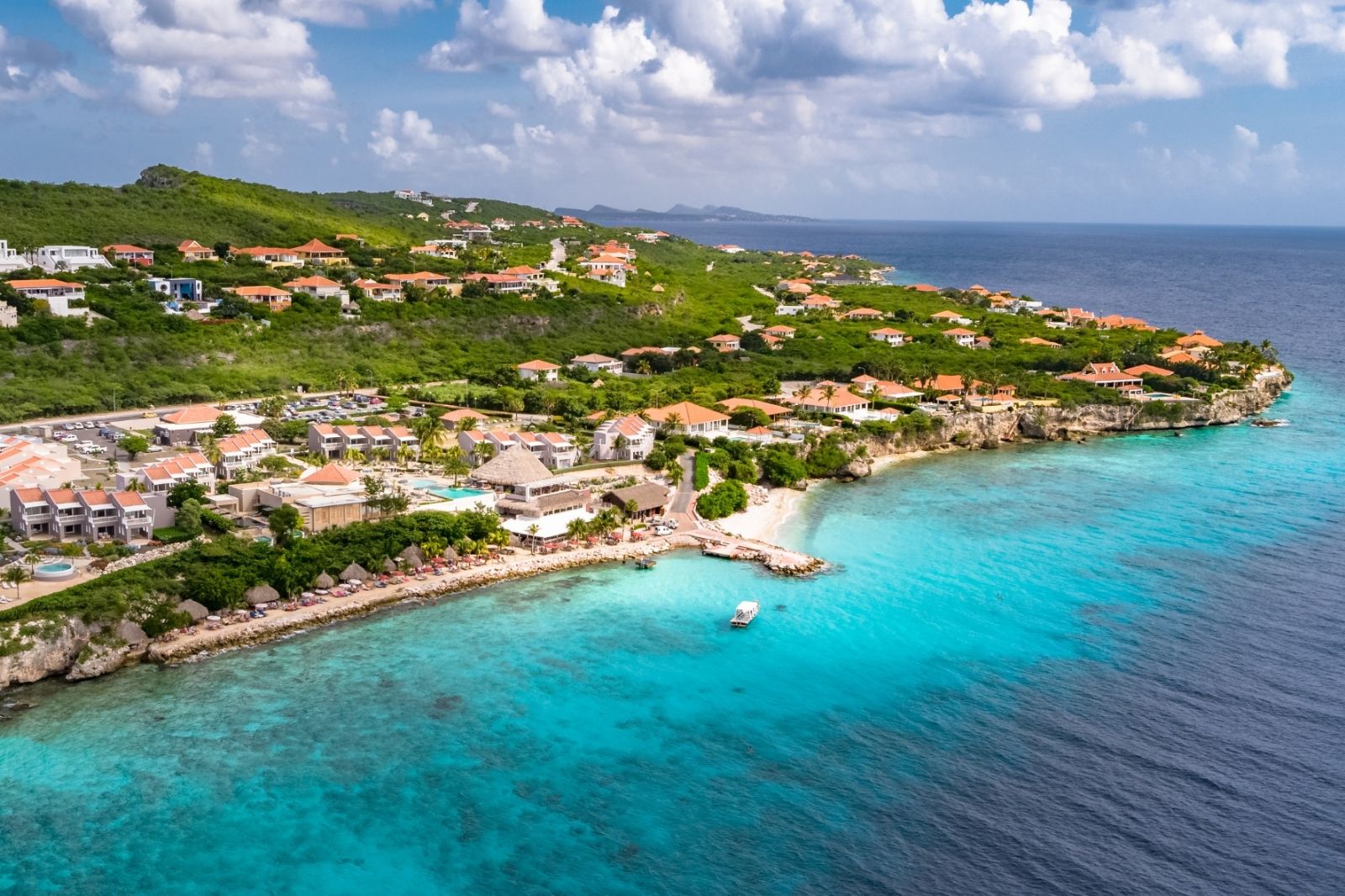 Curacao isla playa