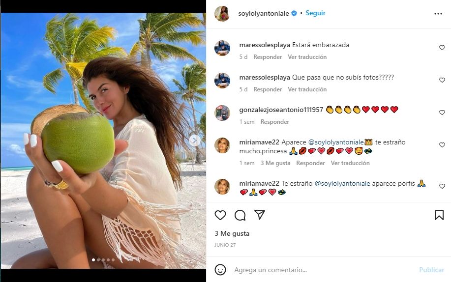 La niña Loly vive en Miami.