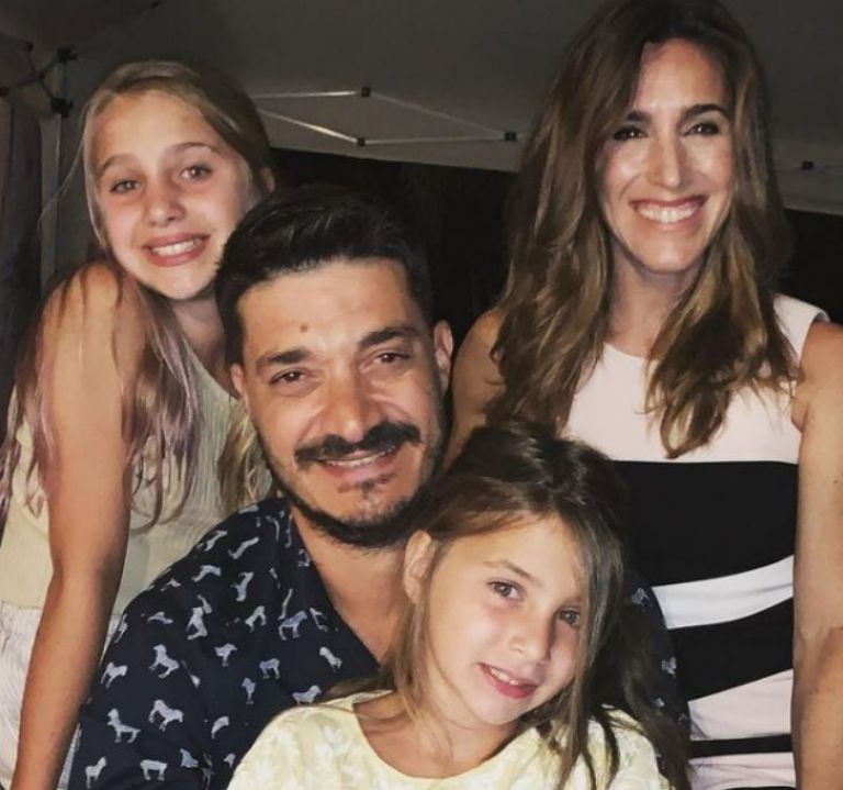 Soledad Pastorutti en familia.