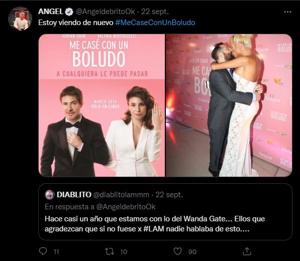 Ángel de Brito contra Icardi.