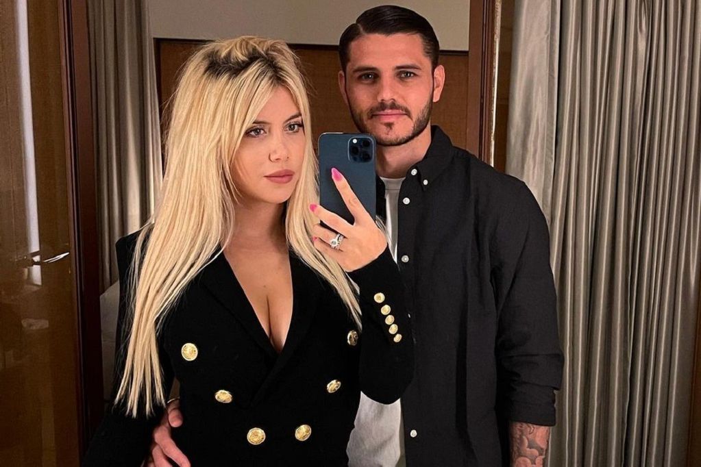 Wanda Nara y Mauro Icardi.