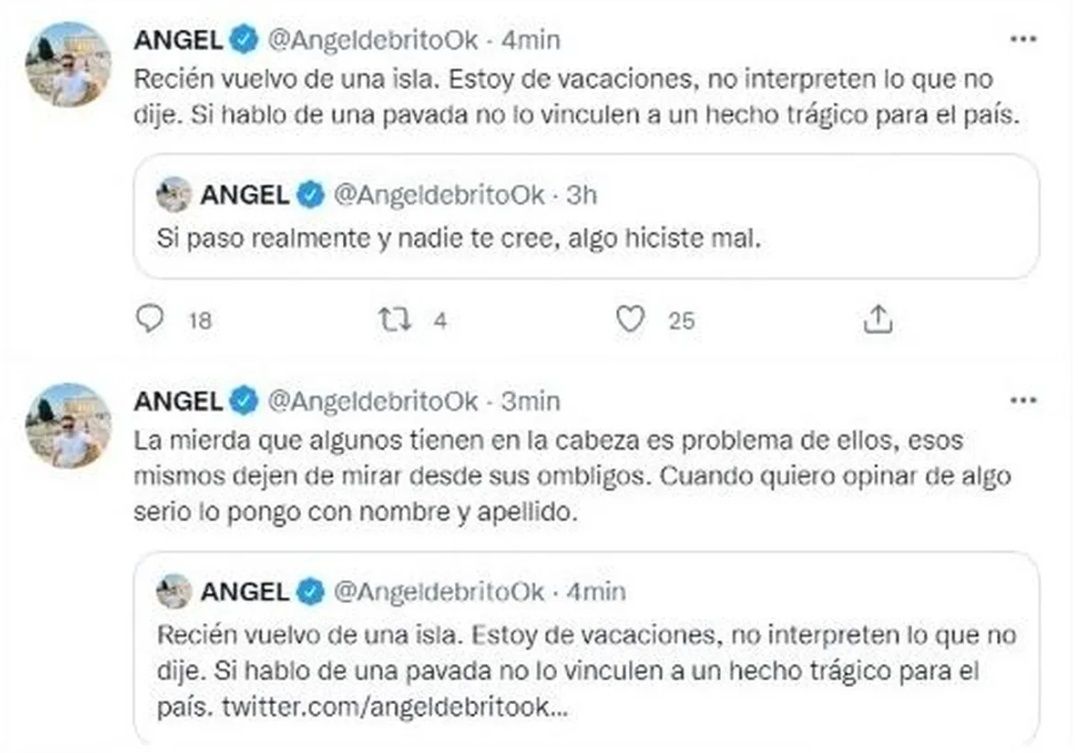 Tuit Ángel de Brito.