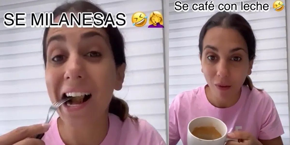 El desayuno de Cinthia Fernández
