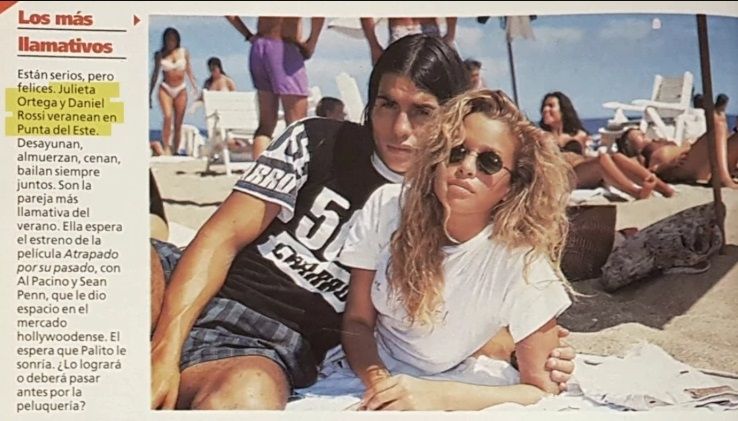 Daniel Rossi y Julieta Ortega.