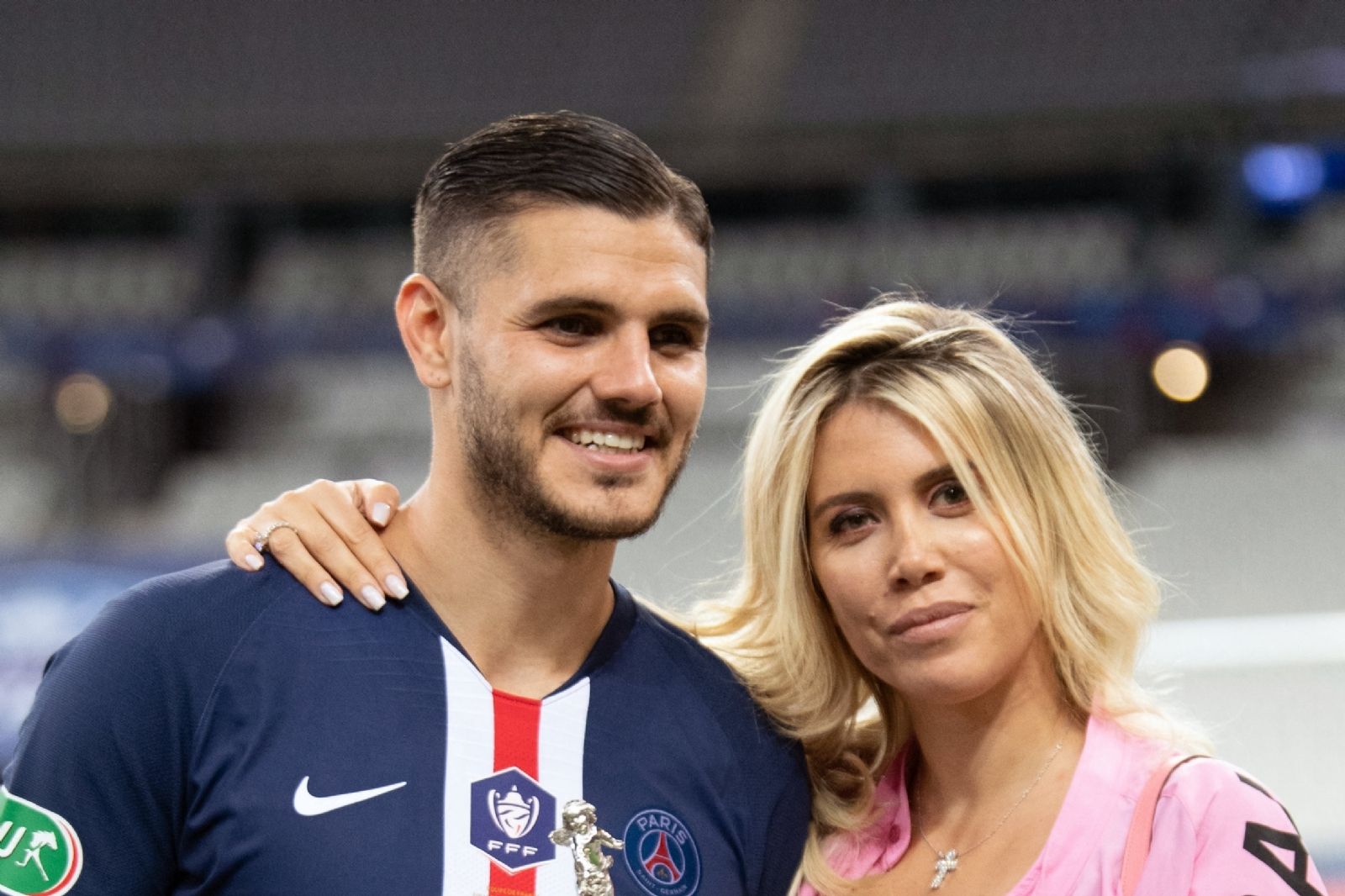 Wanda Nara y Mauro Icardi.