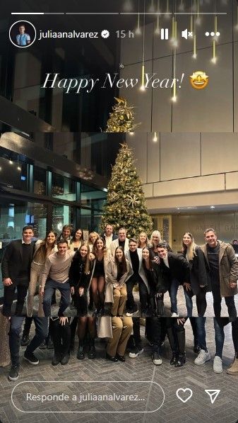 Julián Álvarez y Emilia Ferrero. (Foto: Instagram)