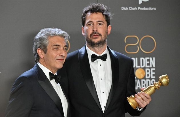 Darín subió a recibir el Globo de Oro