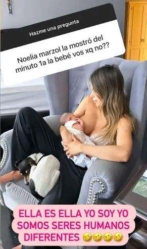 Historia de Instagram de Barby Franco.