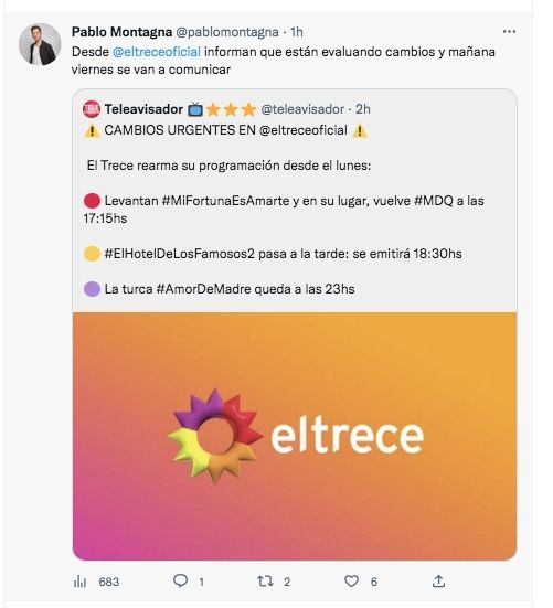 Los cambios desesperados de eltrece