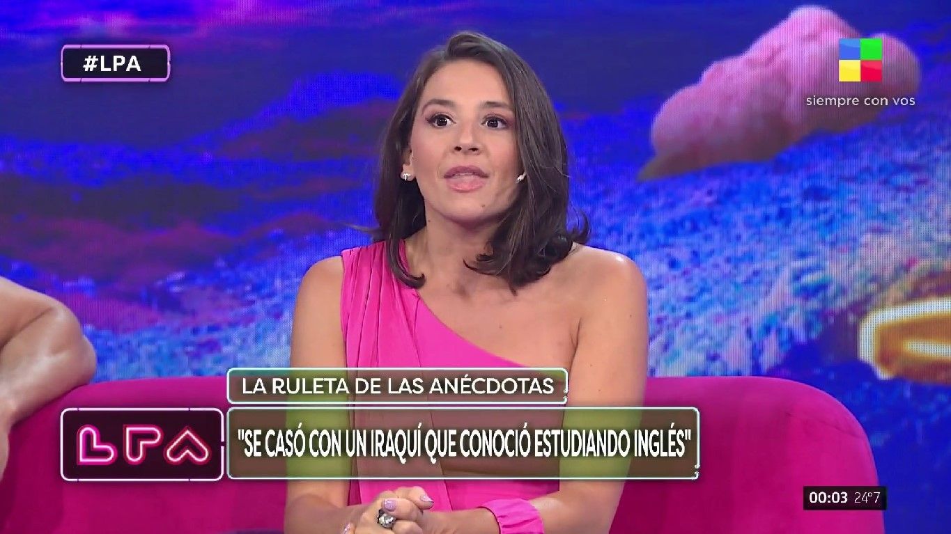 Laura Azcurra en LPA. (Foto: Captura América TV)