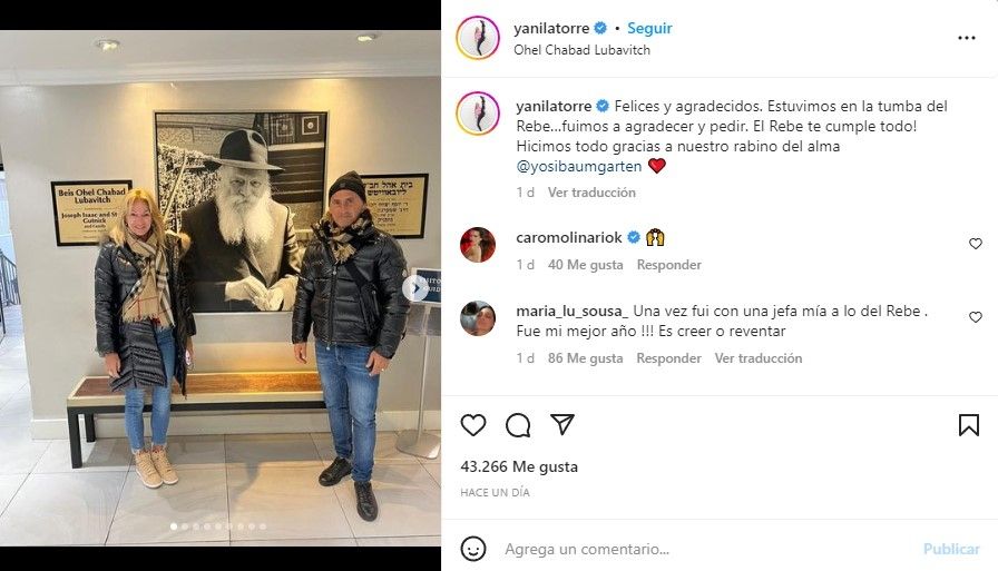 Yanina Latorre en New York (Foto: Instagram)