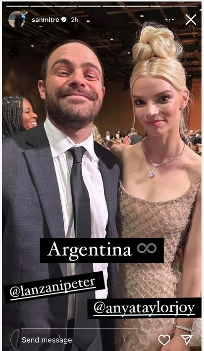 Taylor-Joy junto a Peter