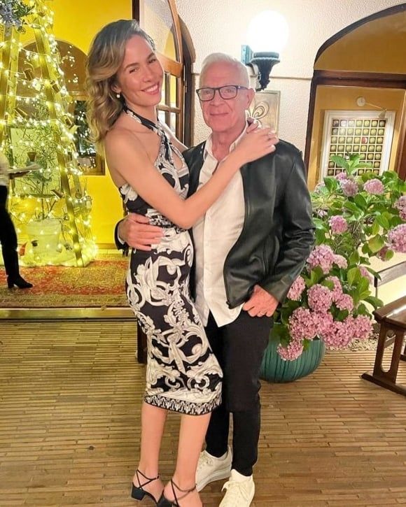 Elina Fernández y Eduardo Costantini. (Foto: Instagram)