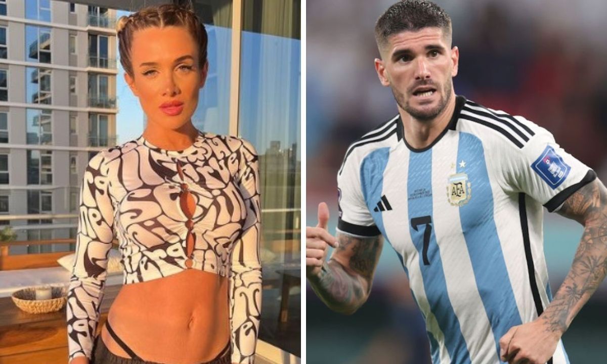 Camila Homs y Rodrigo de Paul.