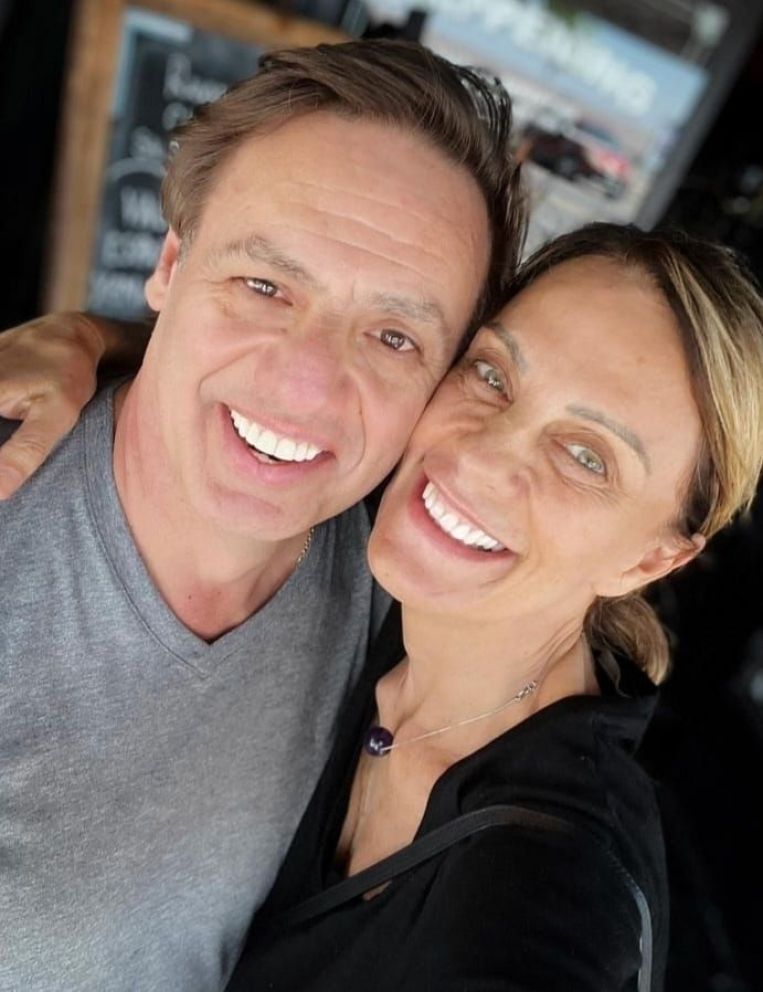 Nequi Galotti y su nuevo novio.