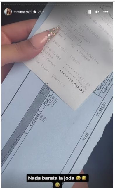 La multa que le llegó a Tamara