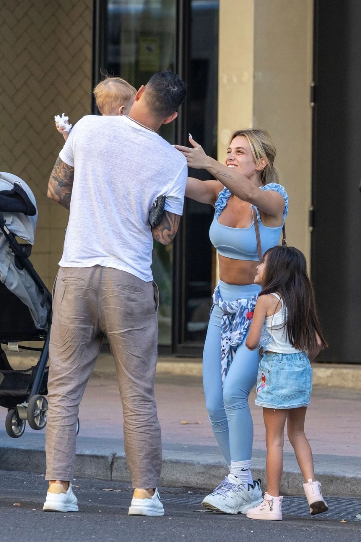 Camila Homs y Rodrigo de Paul.