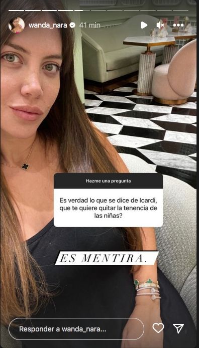 Wanda contó su verdad