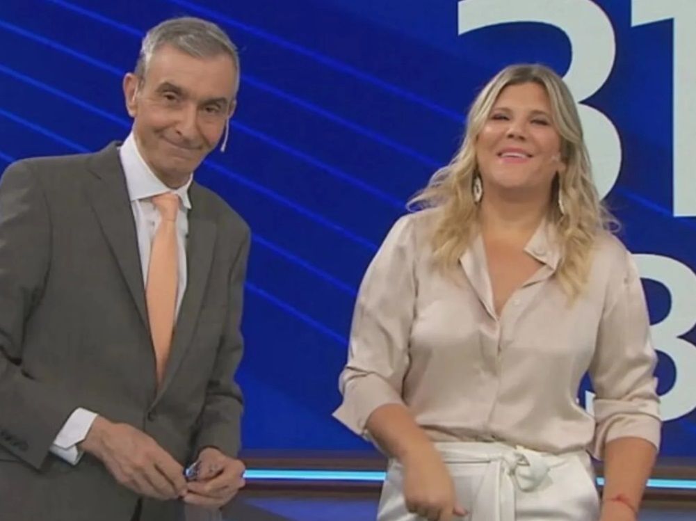 Dominique Metzger y Nelson Castro.