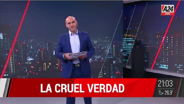 Esteban Trebucq en A24. (Foto: Captura A24)