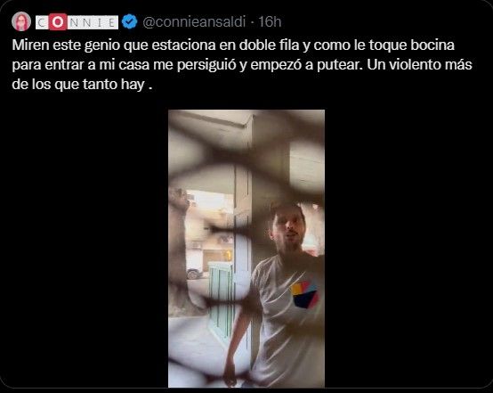 Connie Ansaldi en su cuenta de Twitter. (Foto: Captura Twitter).