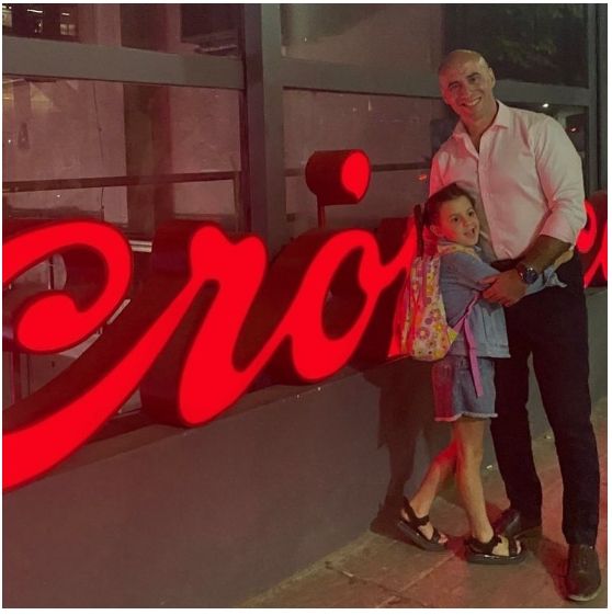 Trebucq con Lupe, la hija que tuvo con su última pareja