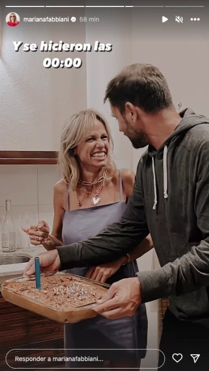 El cumpleaños playero de Mariana Fabbiani.