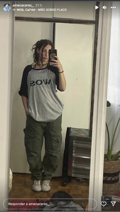 Amelia, la hija de Luciano Cáceres. 