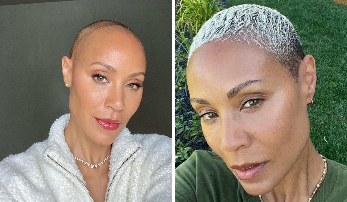 El antes y el después. Foto: Instagram @jadapinkettsmith