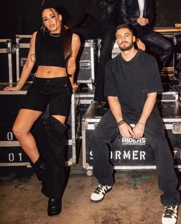 Nico Occhiato y Flor Jazmín Peña. 